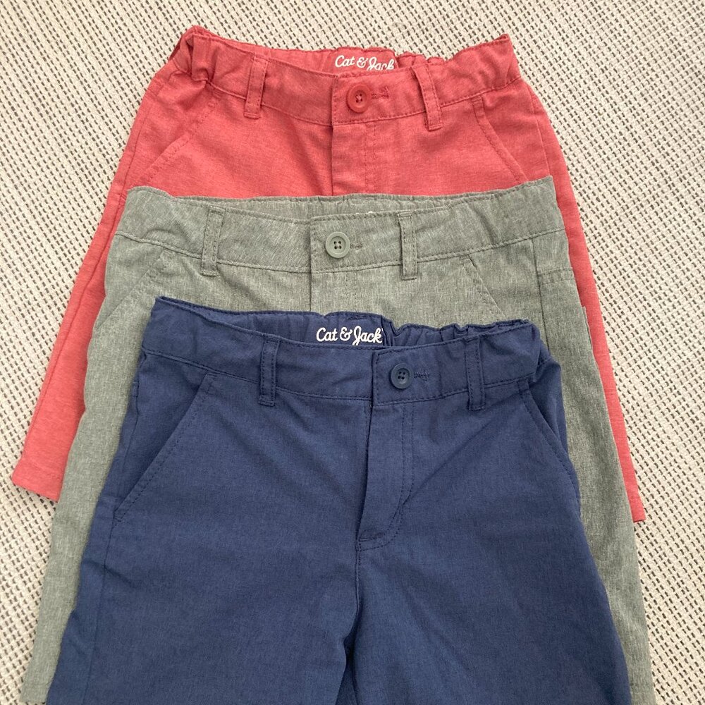 Cat & Jack quick dry chino shorts, size 7